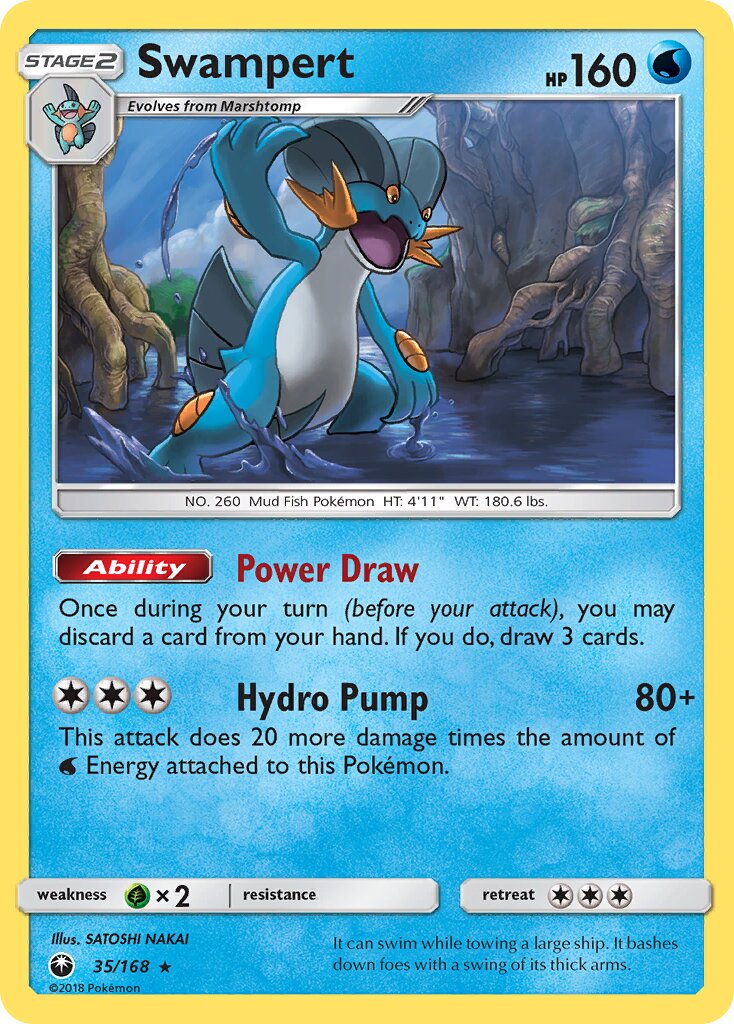 Swampert 035 — Celestial Storm (English Pokémon TCG card)