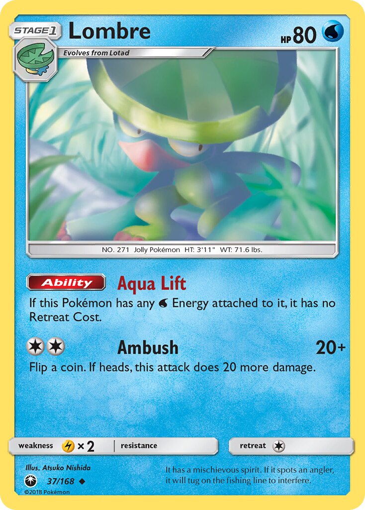 Lombre 037 — Celestial Storm (English Pokémon TCG card)