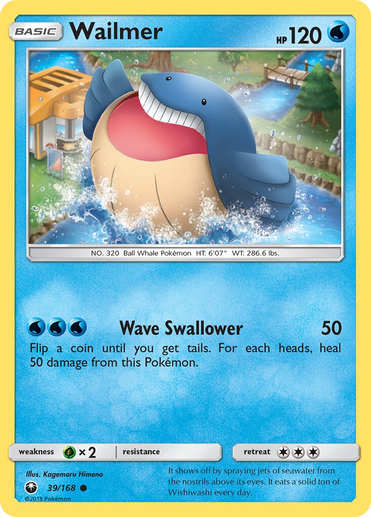 Wailmer 039 — Celestial Storm (English Pokémon TCG card)