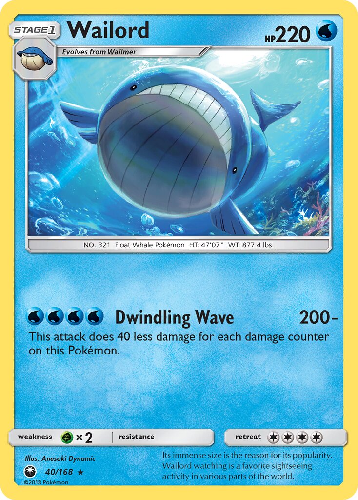Wailord 040 — Celestial Storm (English Pokémon TCG card)