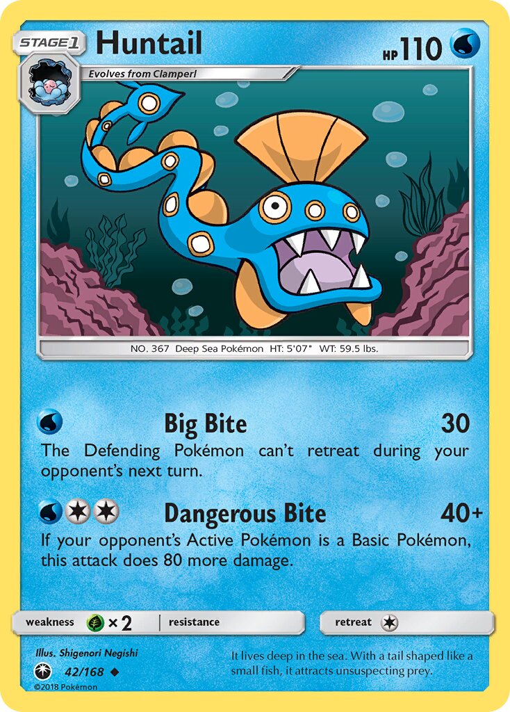 Huntail 042 — Celestial Storm (English Pokémon TCG card)