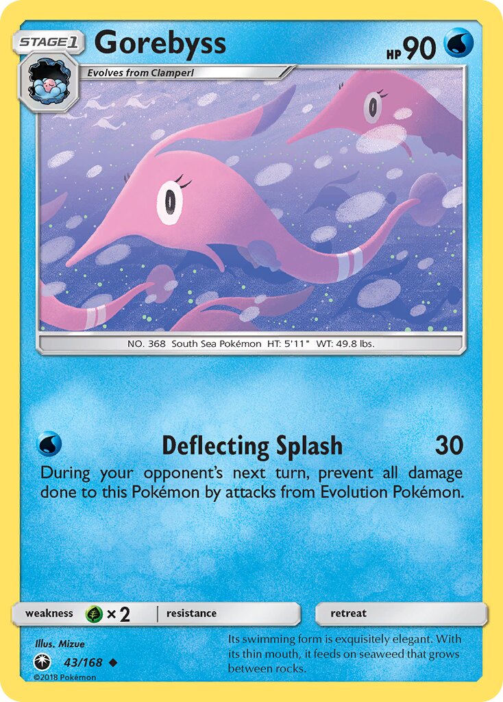 Gorebyss 043 — Celestial Storm (English Pokémon TCG card)