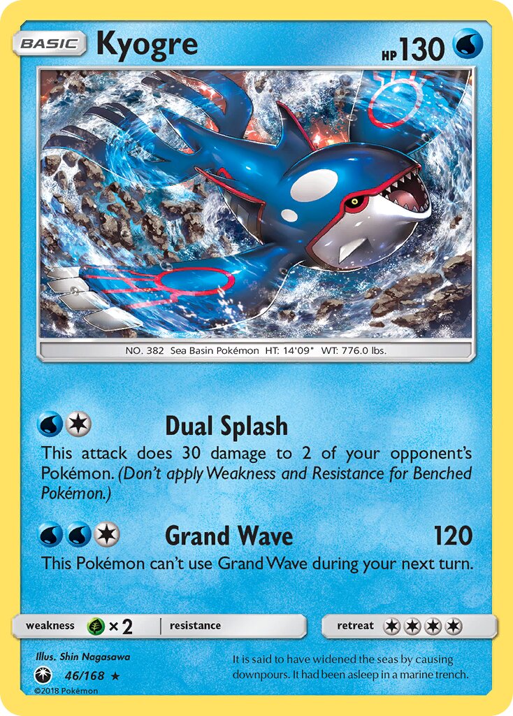 Kyogre 046 — Celestial Storm (English Pokémon TCG card)