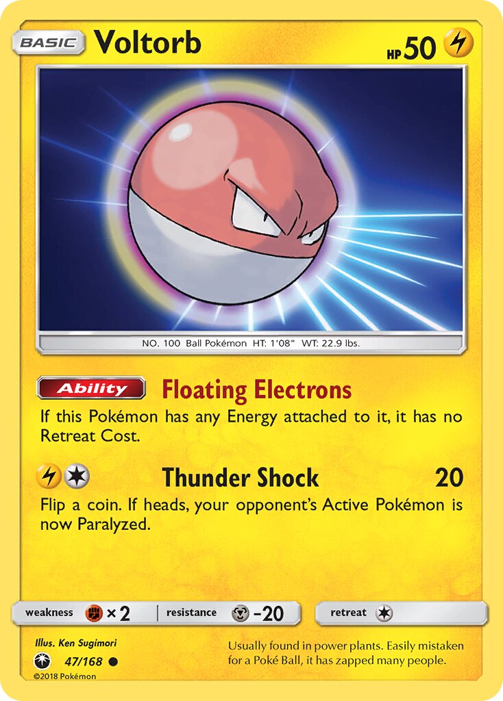 Voltorb 047 — Celestial Storm (English Pokémon TCG card)