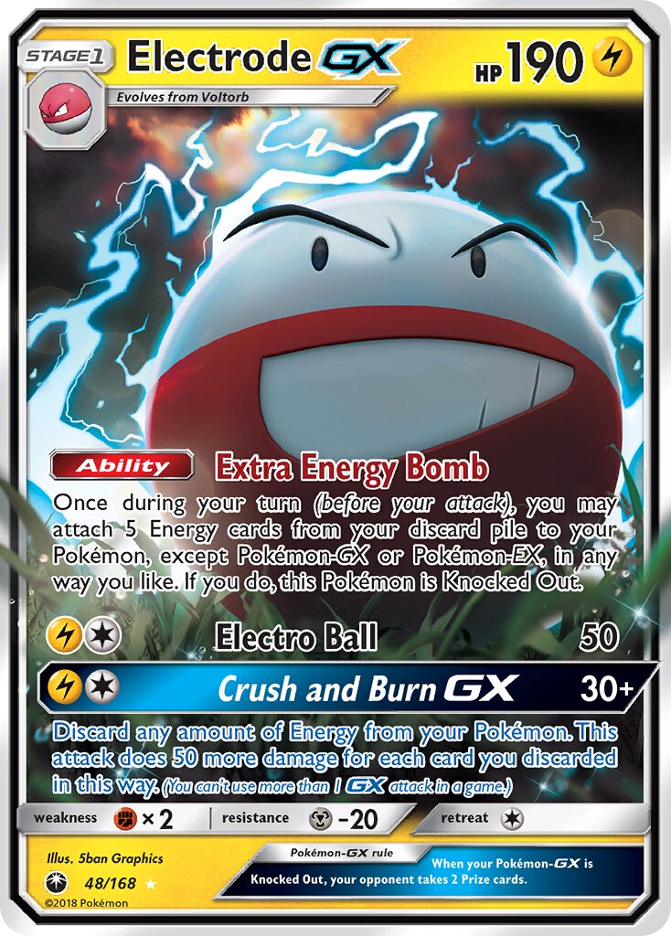 Electrode-GX 048 — Celestial Storm (English Pokémon TCG card)