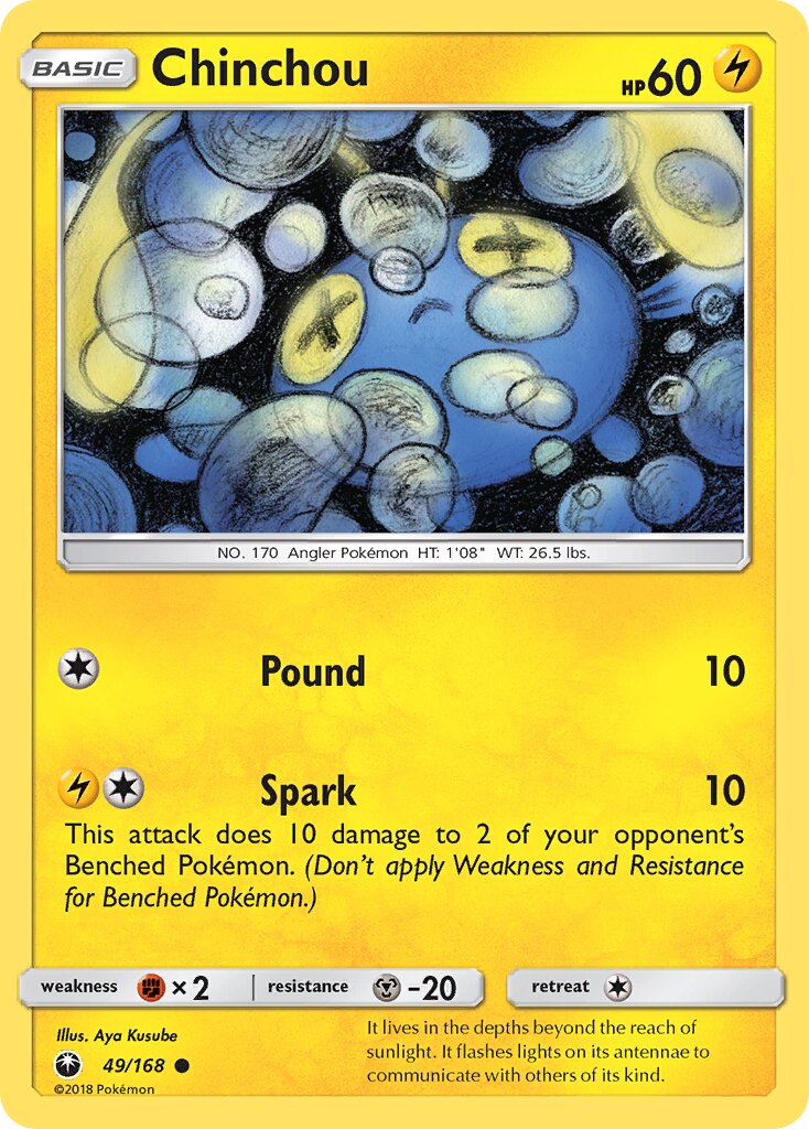 Chinchou 049 — Celestial Storm (English Pokémon TCG card)