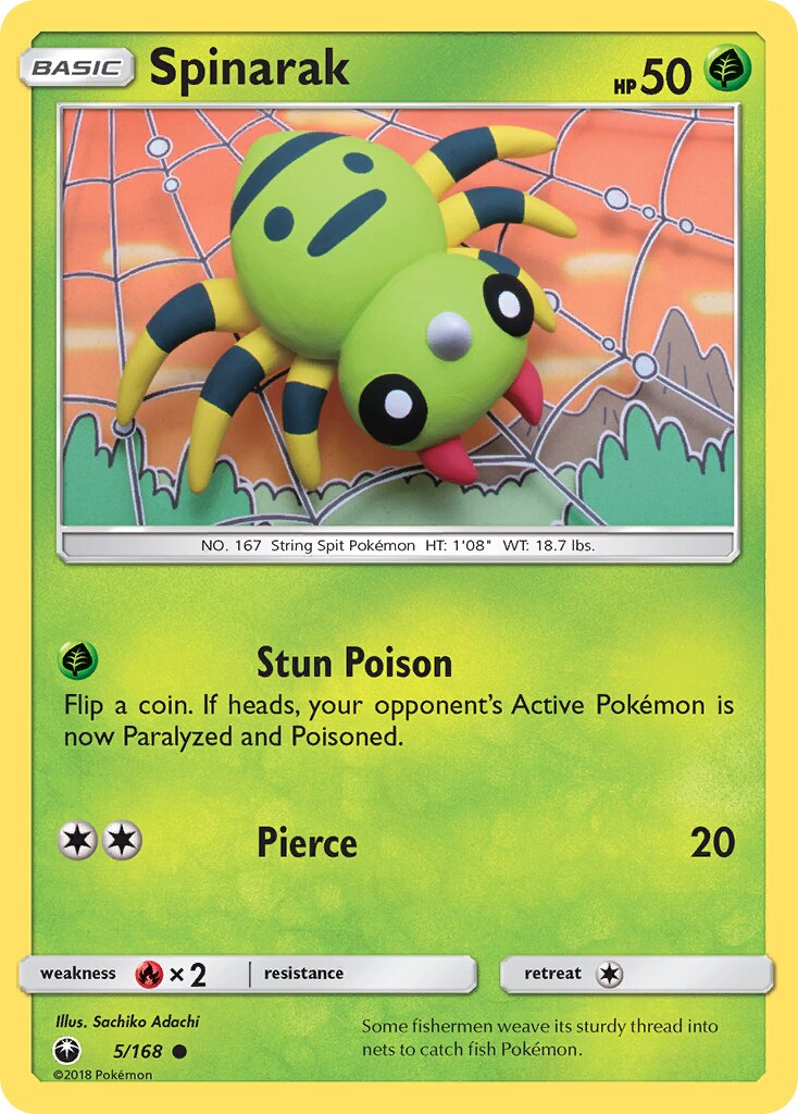 Spinarak 005 — Celestial Storm (English Pokémon TCG card)