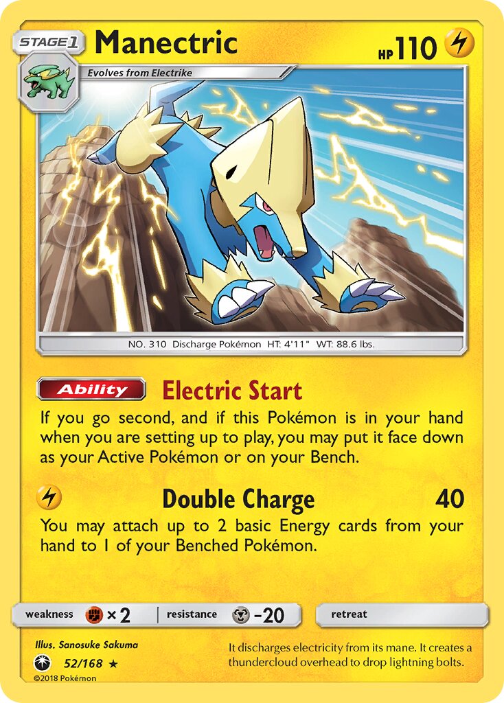 Manectric 052 — Celestial Storm (English Pokémon TCG card)