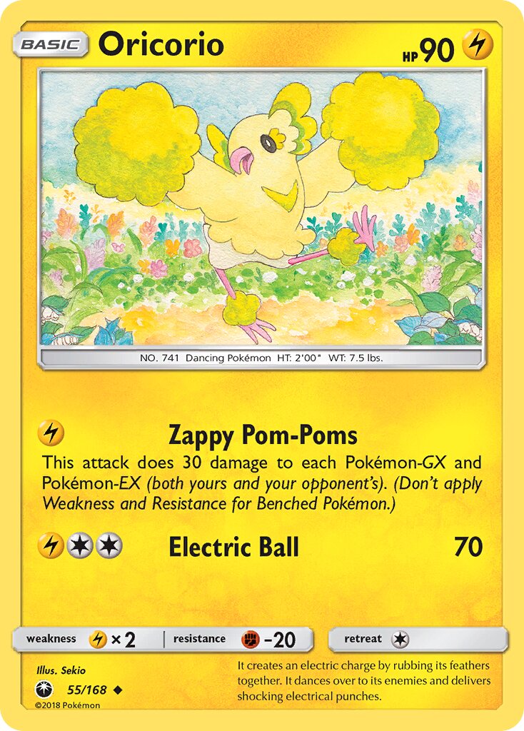 Oricorio 055 — Celestial Storm (English Pokémon TCG card)