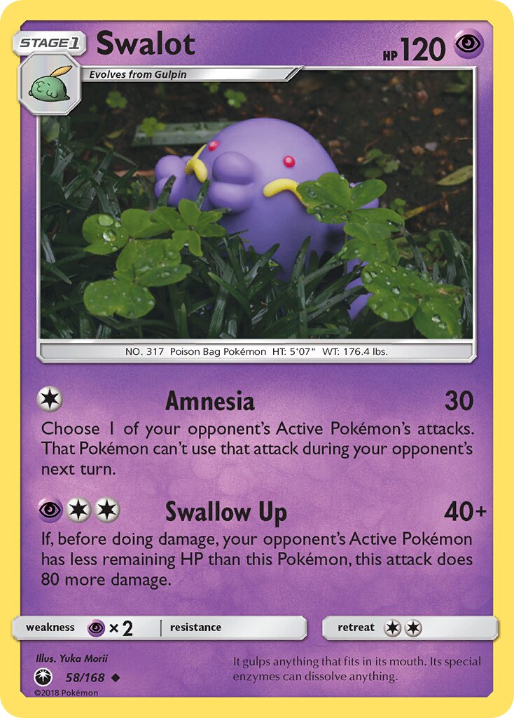 Swalot 058 — Celestial Storm (English Pokémon TCG card)