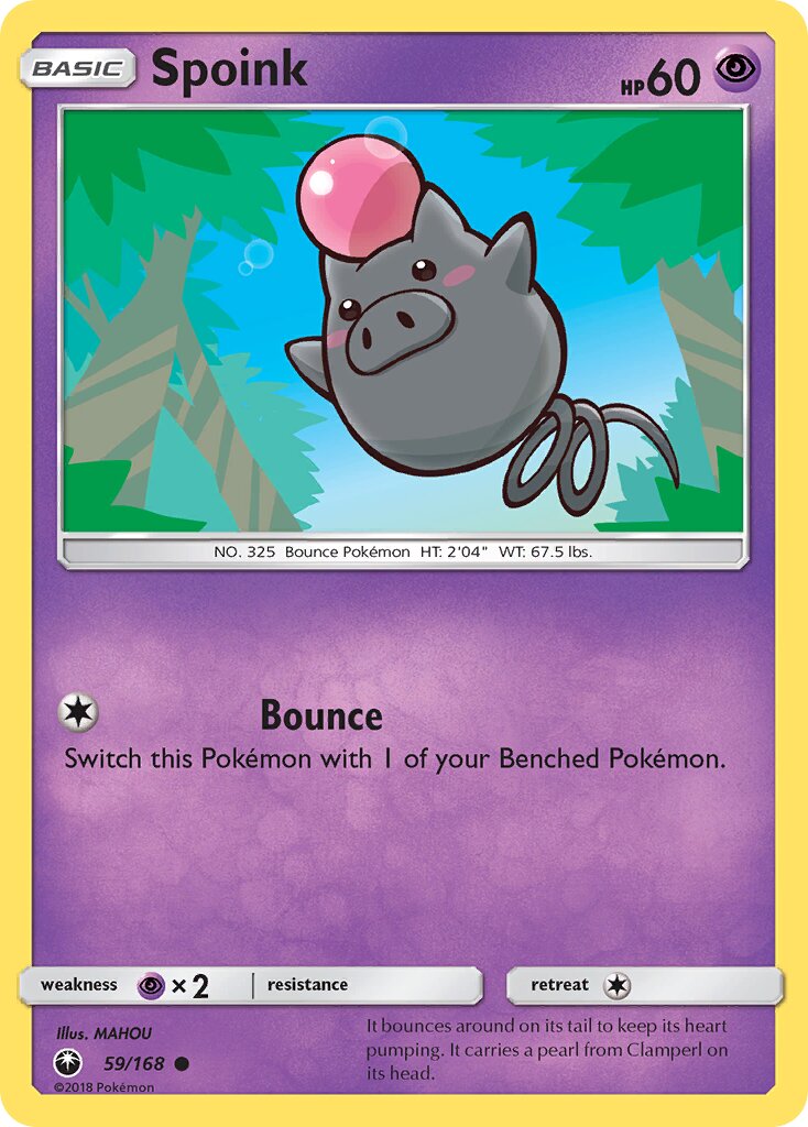 Spoink 059 — Celestial Storm (English Pokémon TCG card)