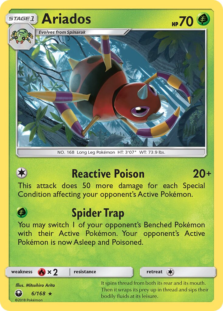 Ariados 006 — Celestial Storm (English Pokémon TCG card)