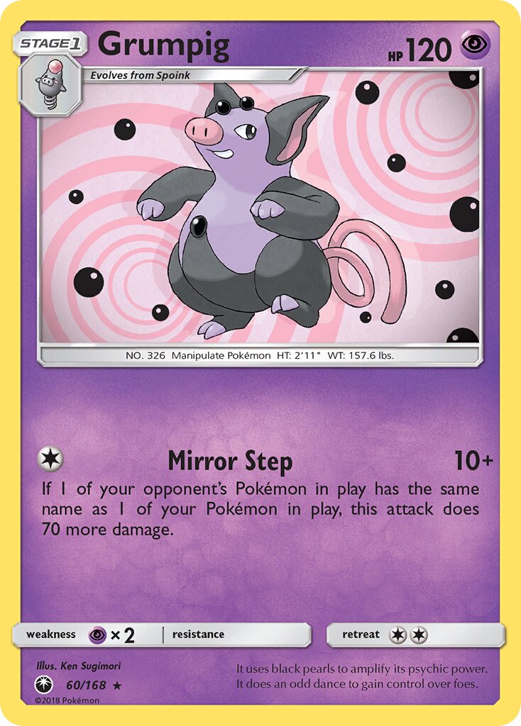 Grumpig 060 — Celestial Storm (English Pokémon TCG card)