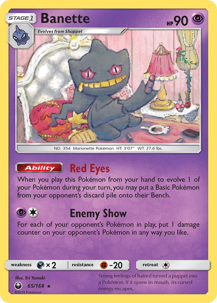 Banette 065 — Celestial Storm (English Pokémon TCG card)