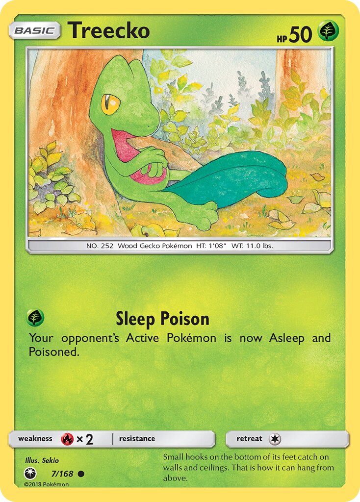 Treecko 007 — Celestial Storm (English Pokémon TCG card)