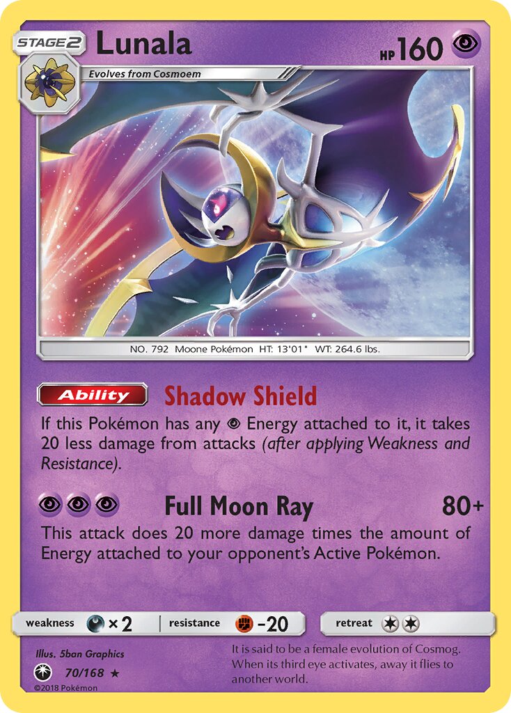 Lunala 070 — Celestial Storm (English Pokémon TCG card)