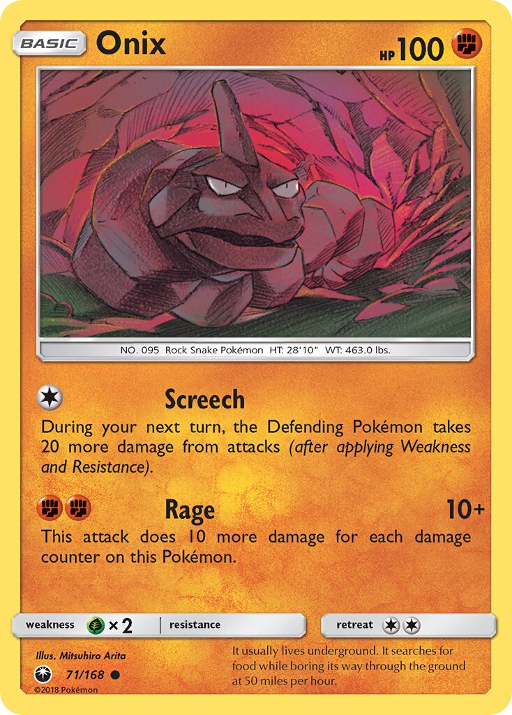 Onix 071 — Celestial Storm (English Pokémon TCG card)