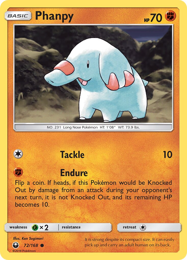 Phanpy 072 — Celestial Storm (English Pokémon TCG card)