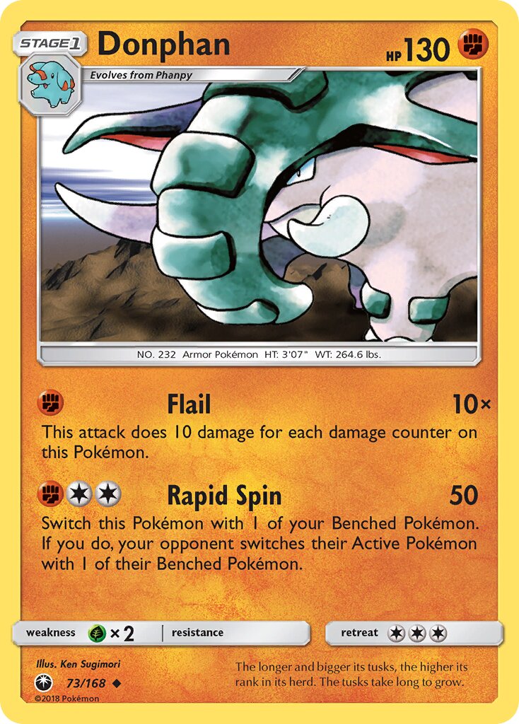 Donphan 073 — Celestial Storm (English Pokémon TCG card)