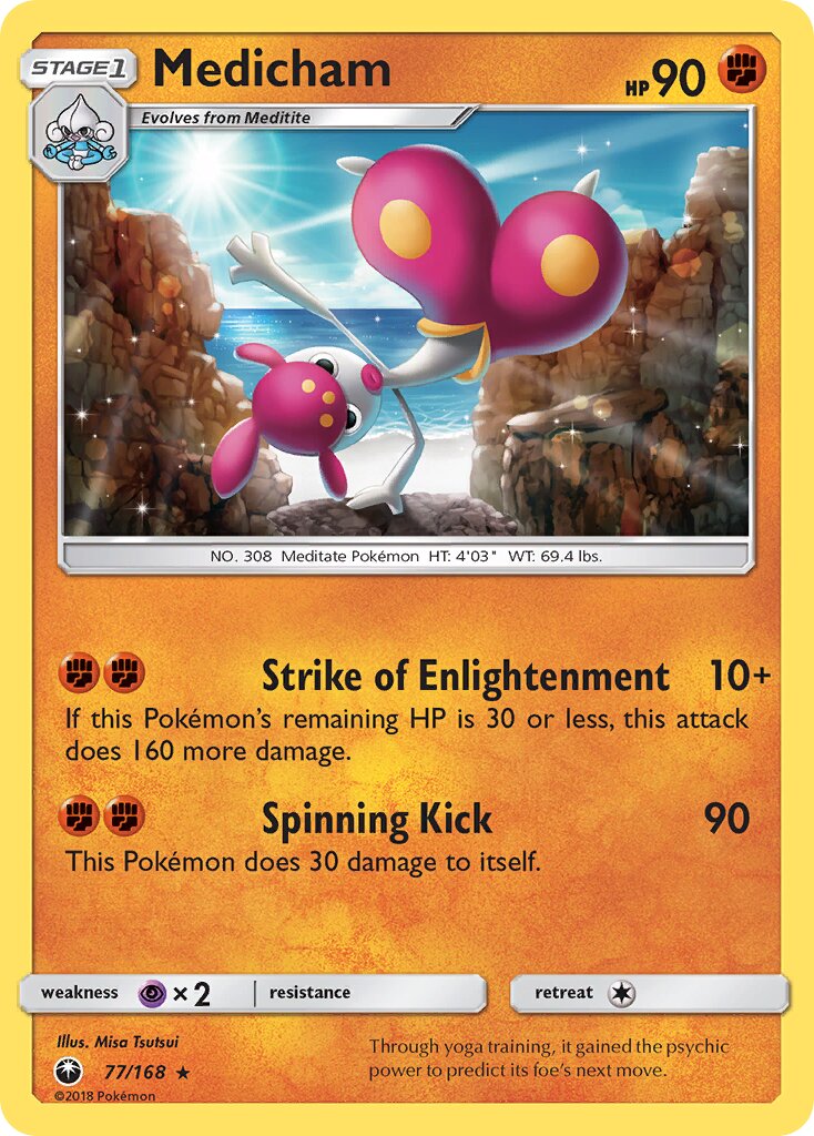 Medicham 077 — Celestial Storm (English Pokémon TCG card)