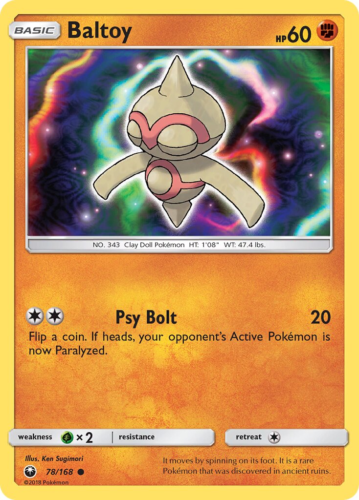 Baltoy 078 — Celestial Storm (English Pokémon TCG card)