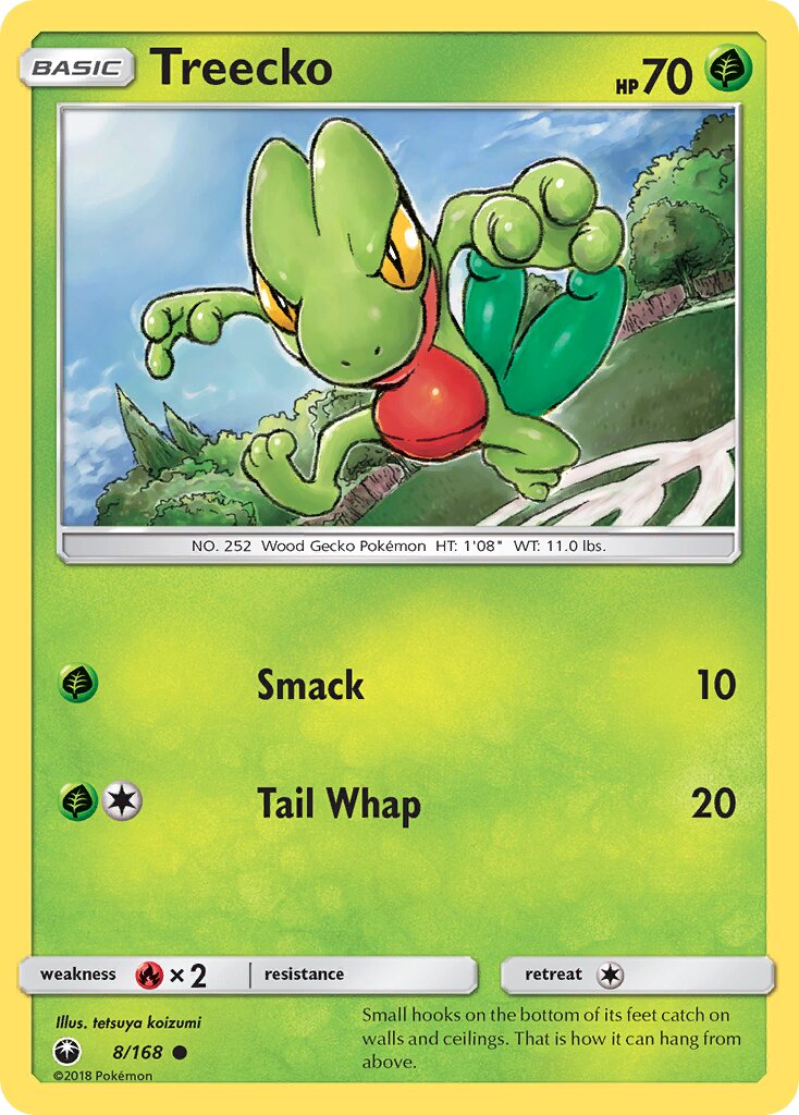 Treecko 008 — Celestial Storm (English Pokémon TCG card)