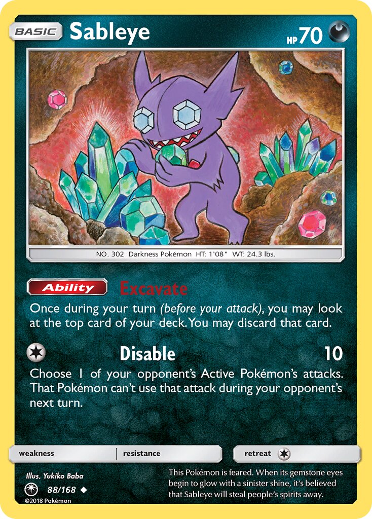 Sableye 088 — Celestial Storm (English Pokémon TCG card)