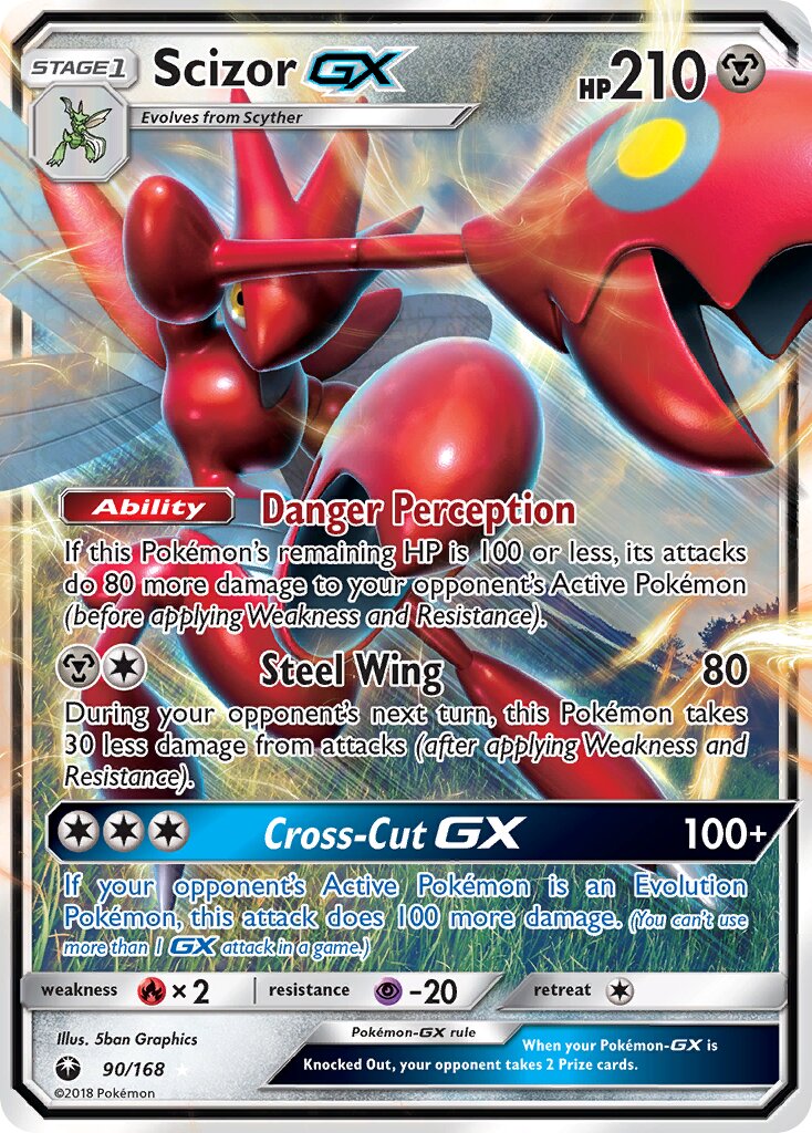 Scizor-GX 090 — Celestial Storm (English Pokémon TCG card)