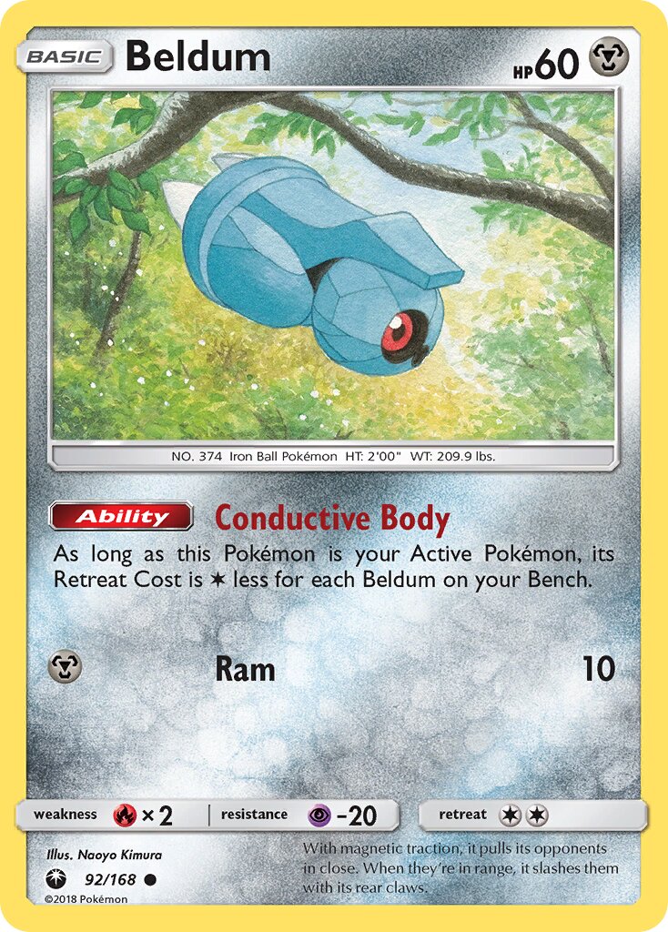 Beldum 092 — Celestial Storm (English Pokémon TCG card)