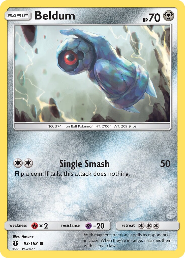 Beldum 093 — Celestial Storm (English Pokémon TCG card)