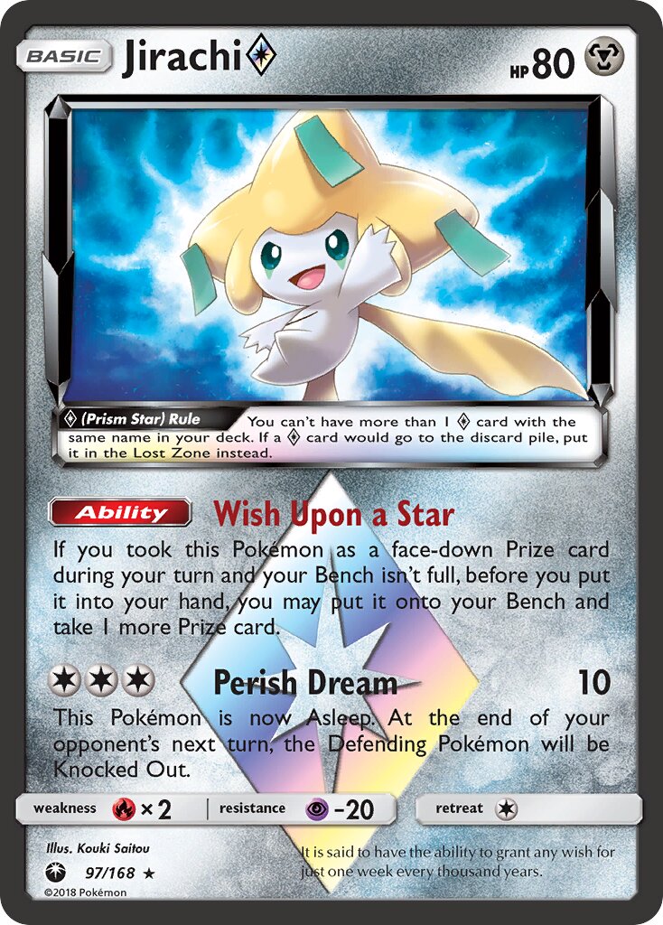 Jirachi ◇ 097 — Celestial Storm (English Pokémon TCG card)