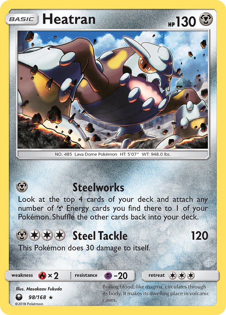 Heatran 098 — Celestial Storm (English Pokémon TCG card)