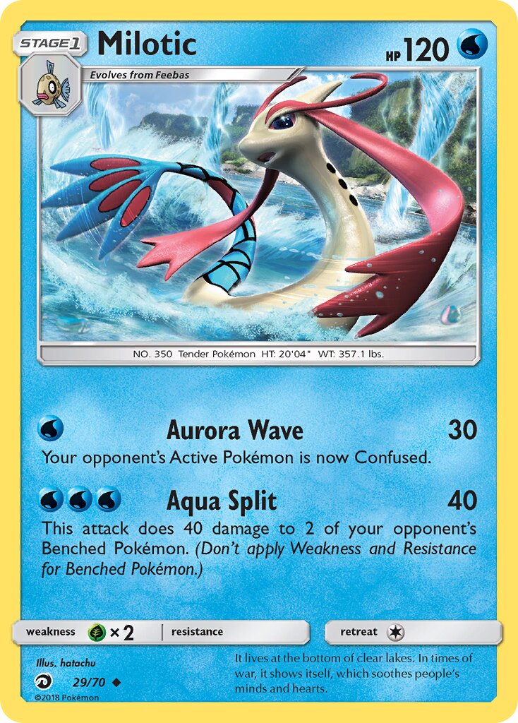 Milotic 029/70 — Dragon Majesty (English Pokémon TCG card)
