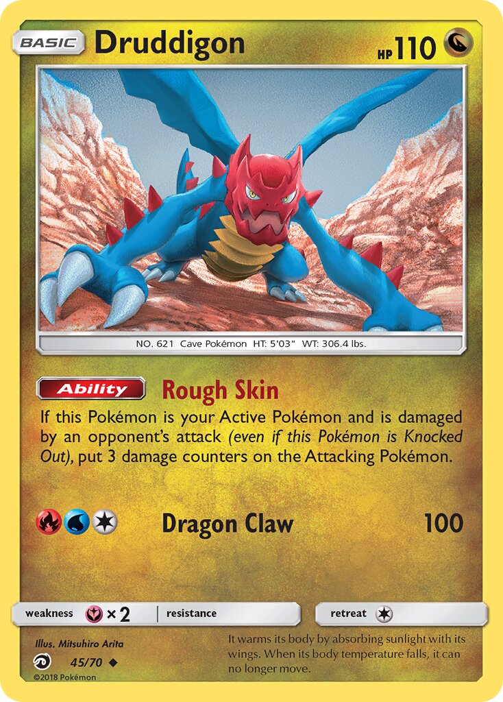 Druddigon 045/70 — Dragon Majesty (English Pokémon TCG card)