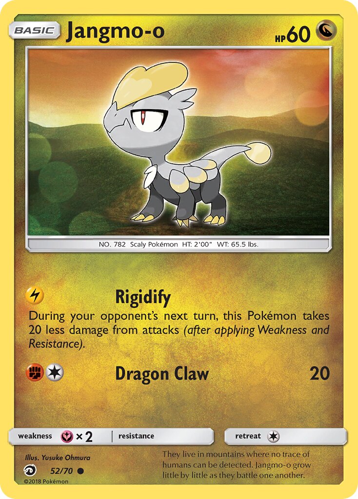 Jangmo-o 052/70 — Dragon Majesty (English Pokémon TCG card)