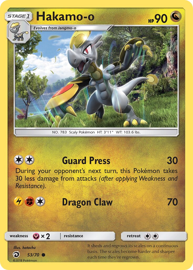 Hakamo-o 053/70 — Dragon Majesty (English Pokémon TCG card)