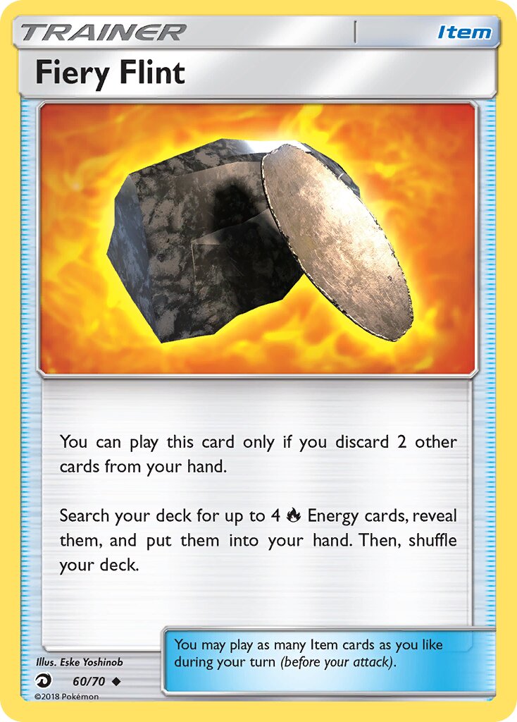 Fiery Flint 060/70 — Dragon Majesty (English Pokémon TCG card)