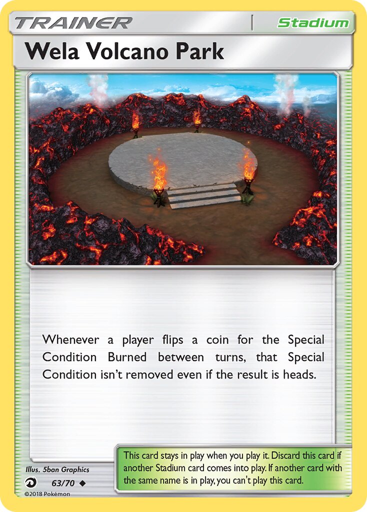 Wela Volcano Park 063/70 — Dragon Majesty (English Pokémon TCG card)