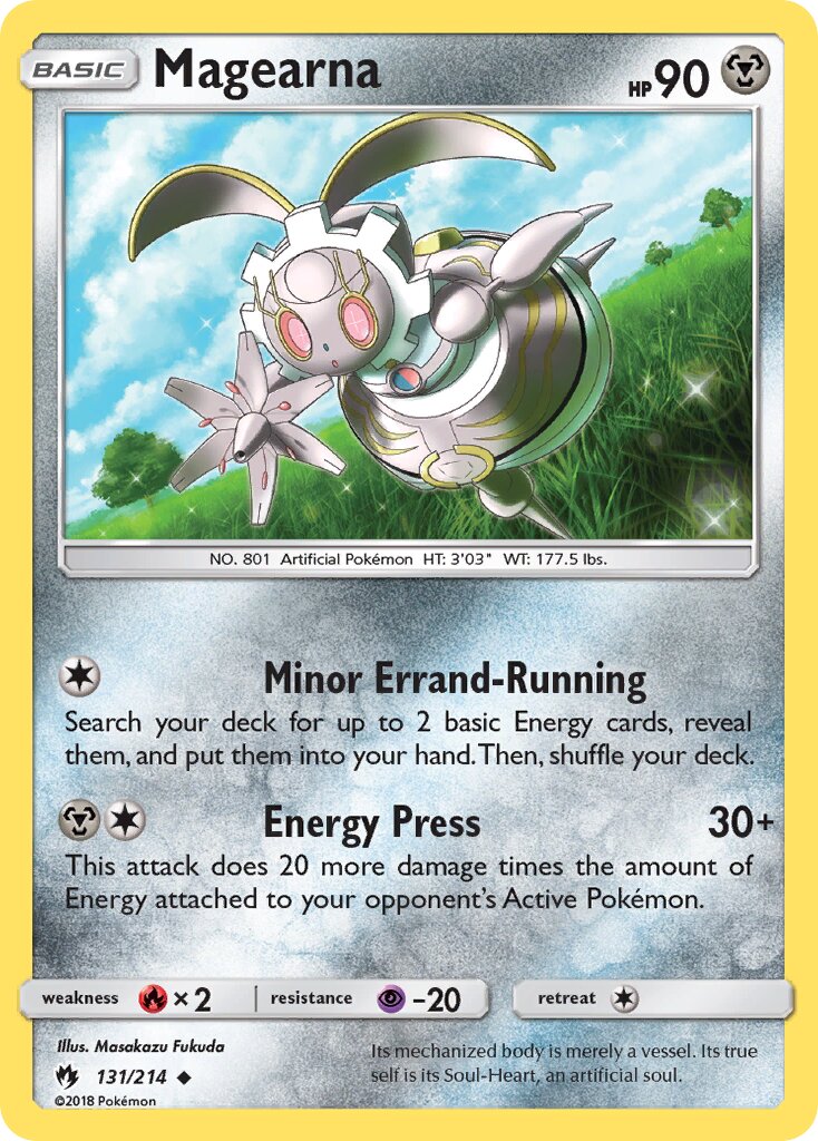Magearna 131/214 — Lost Thunder (English Pokémon TCG card)