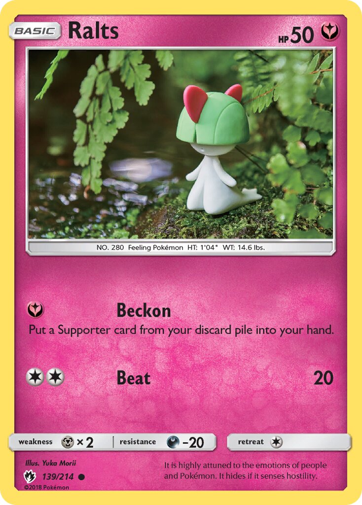Ralts 139/214 — Lost Thunder (English Pokémon TCG card)