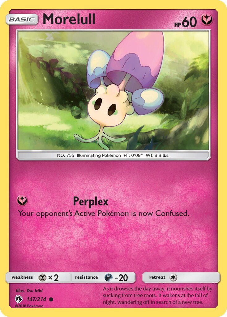 Morelull 147/214 — Lost Thunder (English Pokémon TCG card)