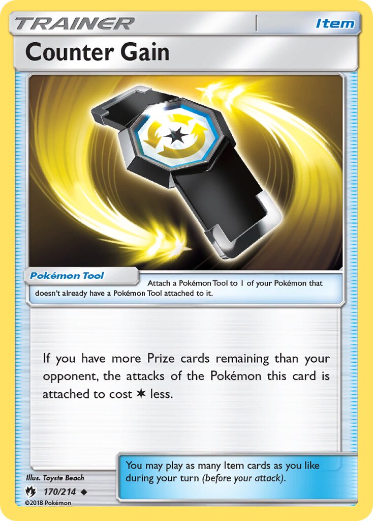 Counter Gain 170/214 — Lost Thunder (English Pokémon TCG card)