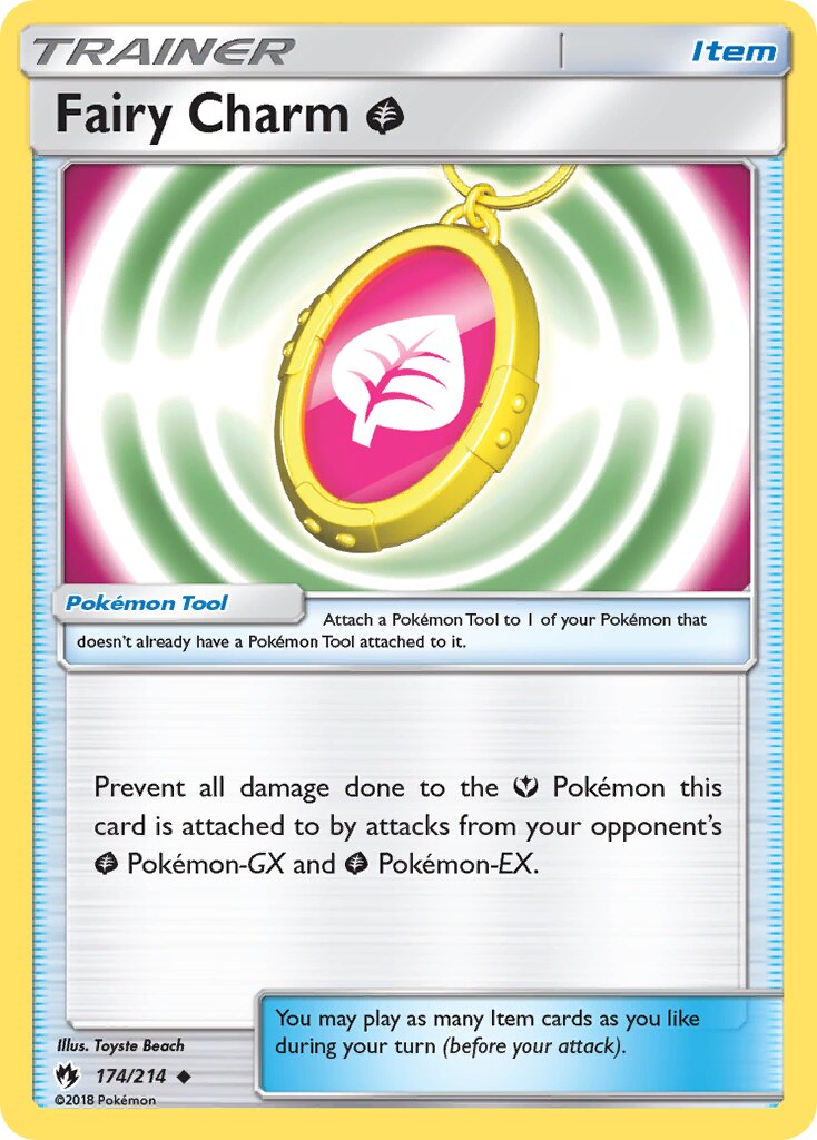Fairy Charm Grass 174/214 — Lost Thunder (English Pokémon TCG card)