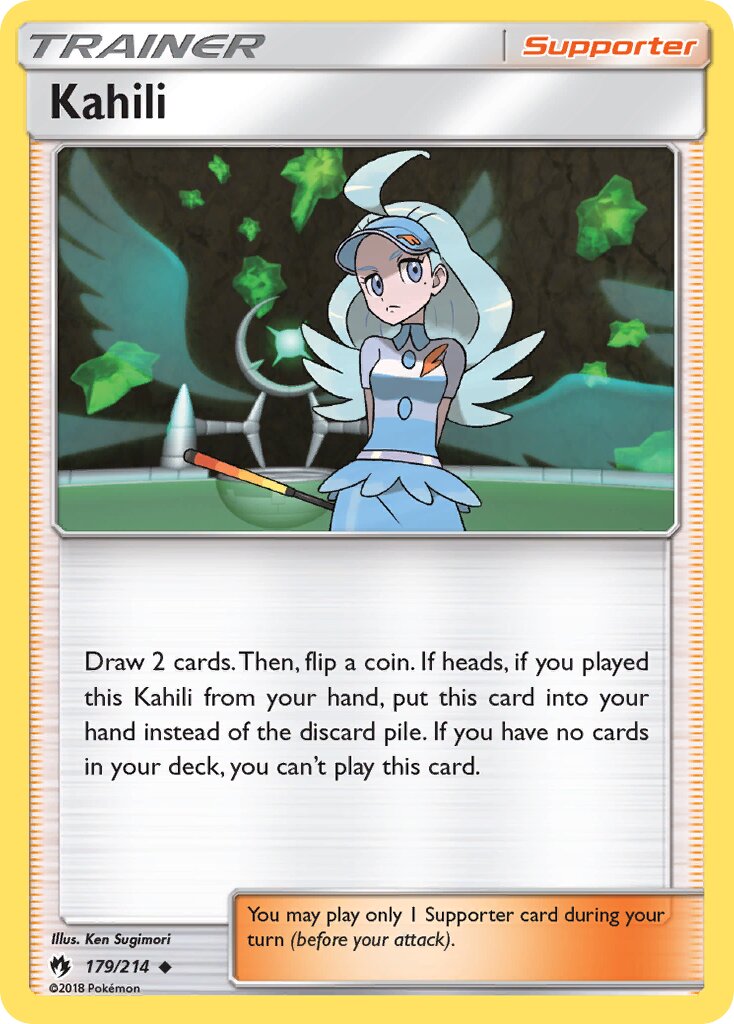 Kahili 179/214 — Lost Thunder (English Pokémon TCG card)
