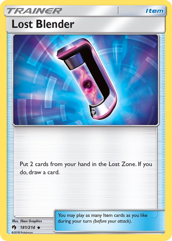 Lost Blender 181/214 — Lost Thunder (English Pokémon TCG card)