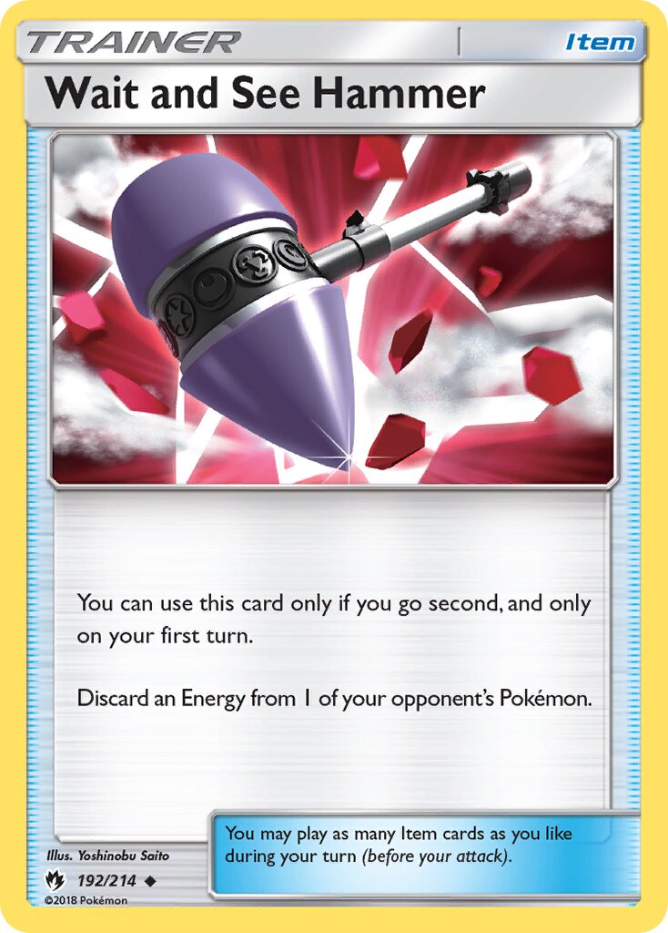 Wait and See Hammer 192/214 — Lost Thunder (English Pokémon TCG card)