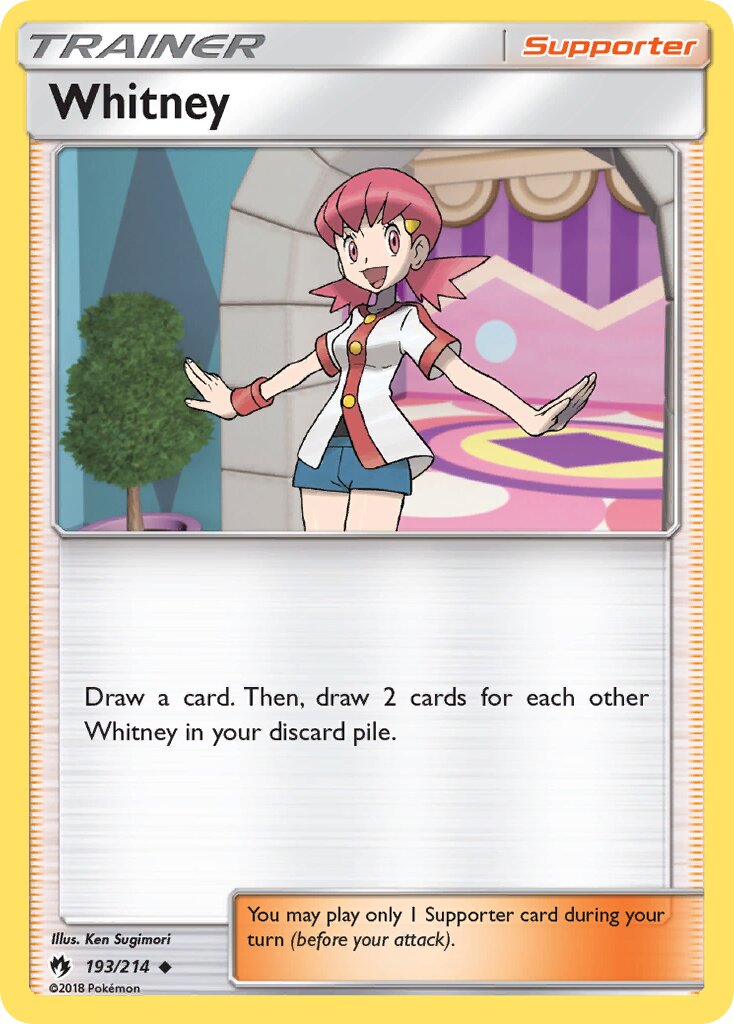 Whitney 193/214 — Lost Thunder (English Pokémon TCG card)
