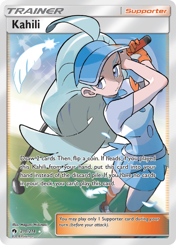 Kahili 210/214 — Lost Thunder (English Pokémon TCG card)