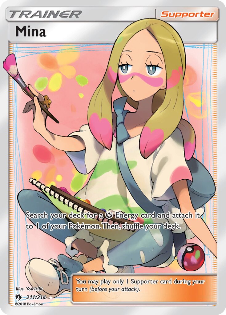 Mina 211/214 — Lost Thunder (English Pokémon TCG card)