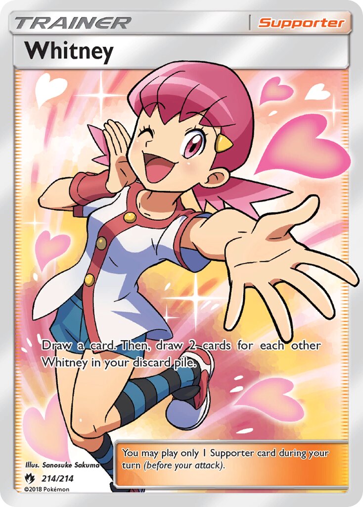 Whitney 214/214 — Lost Thunder (English Pokémon TCG card)